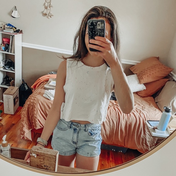 Urban Outfitters Tops - Urban Outfitters Paint Splatter Muscle Tank